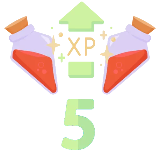 5x Boost d'XP +50% /nv