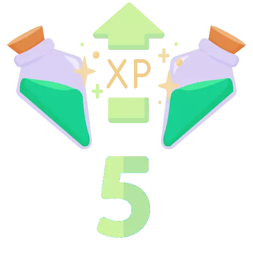 5x Boost d'XP +25% /nv